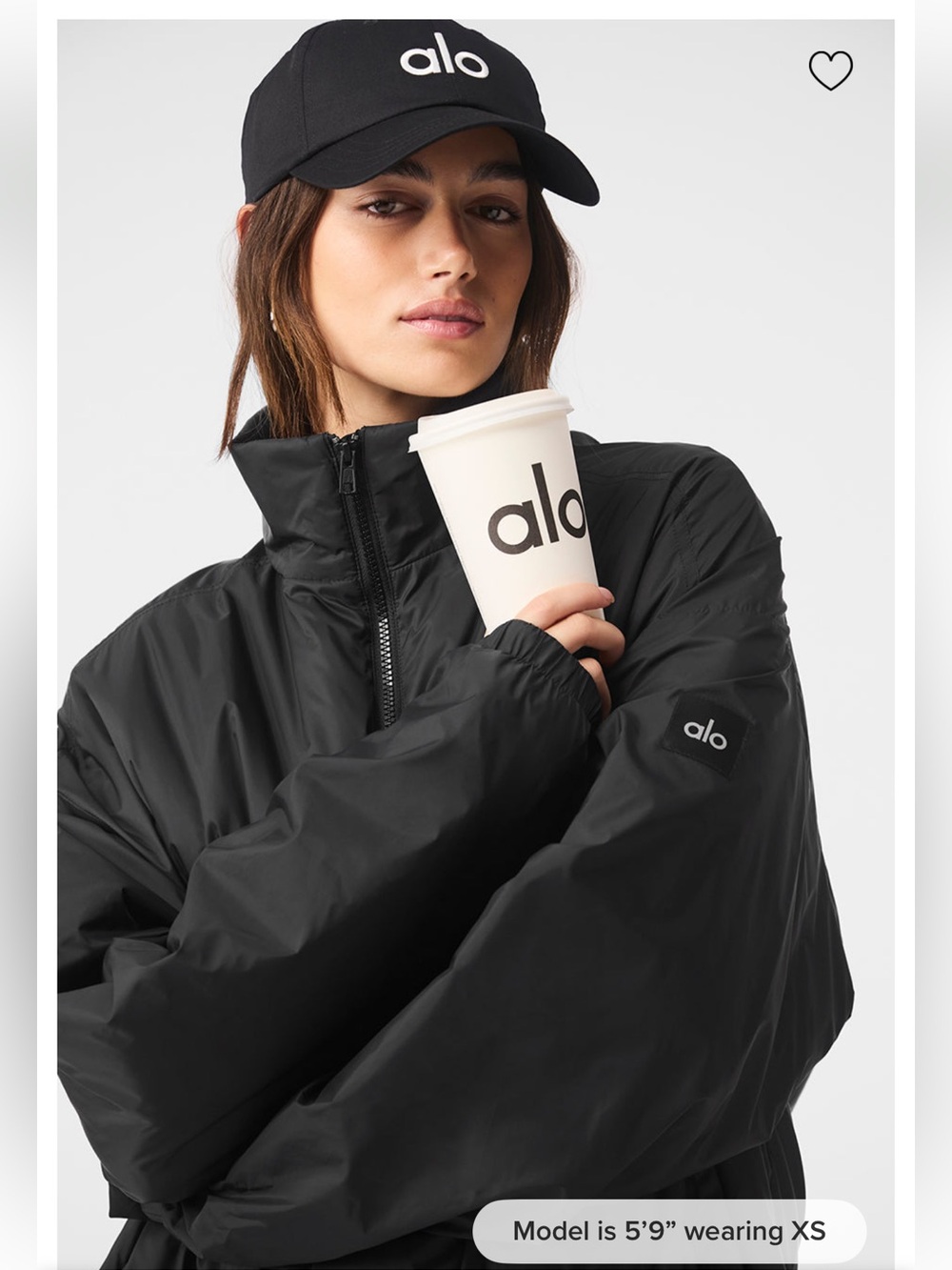 All yoga Latitude Light Weight 1/2 Zip Pullover
Jacket - Black